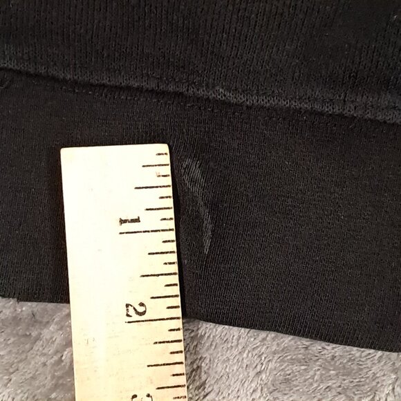 Harley Davidson Sweater Men 2XL XXL 1/4 Button Black Orange Colorblock Embroider - Picture 8 of 13